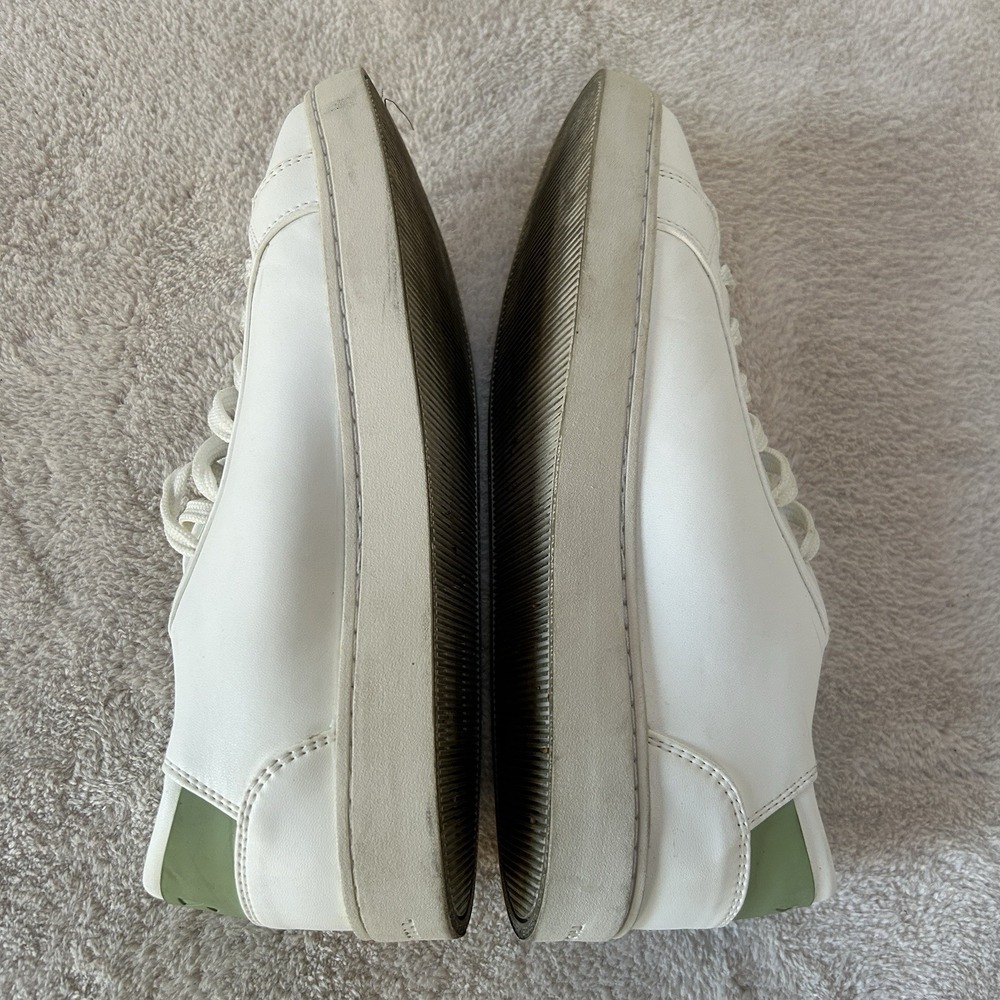 Thousand Fell Lace-up Women's‎ Size 8.5 White Green Sneakers EUC - Picture 3 of 6